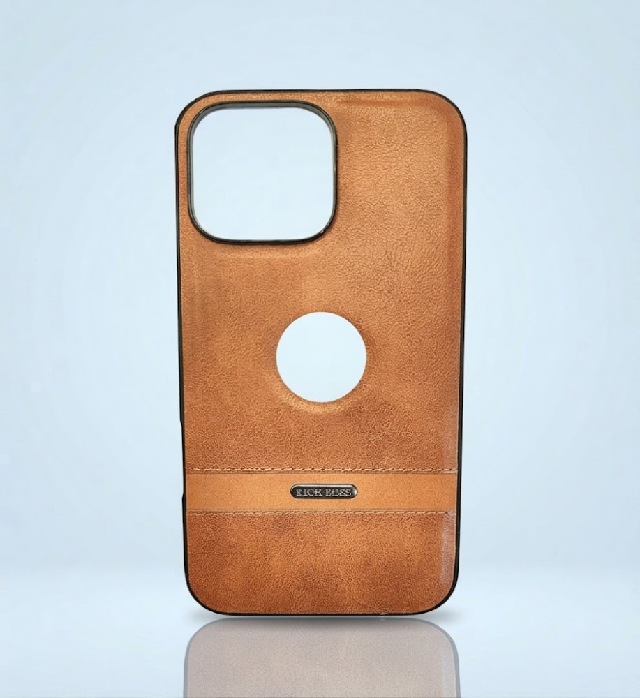 Rich Boss Leather Protective Case for Iphone 15 Pro Max 