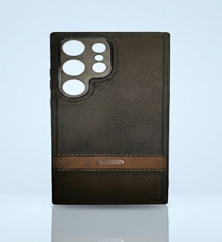  Rich Boss Leather Protective Case for Samsung S22 Ultra 