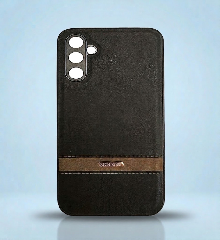  Rich Boss Leather Protective Case for Samsung A14 