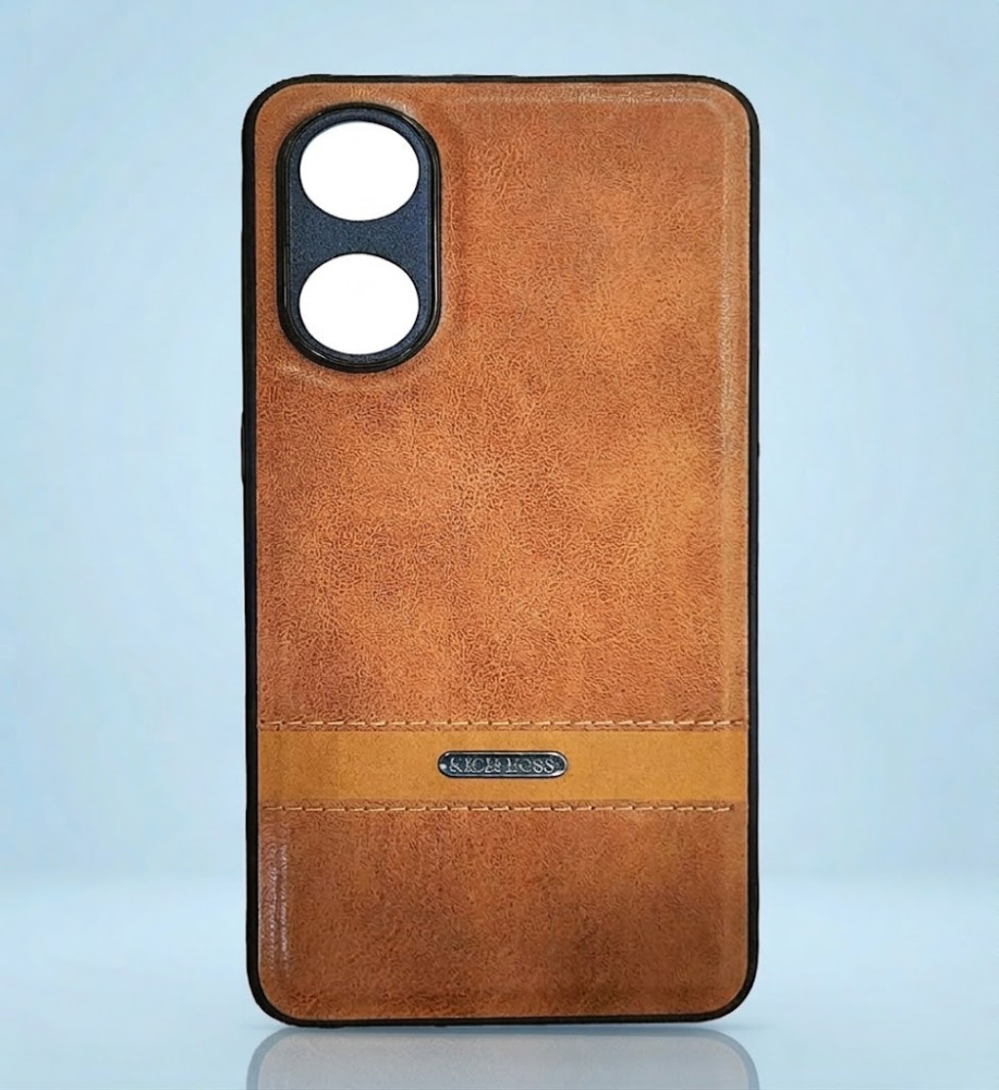  Rich Boss Leather Protective Case for Oppo Reno 8T 4G 