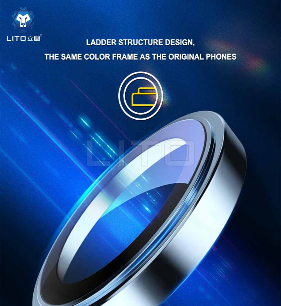  LITO S+ Individual Ring Camera Lens Protector for iPhone 17 