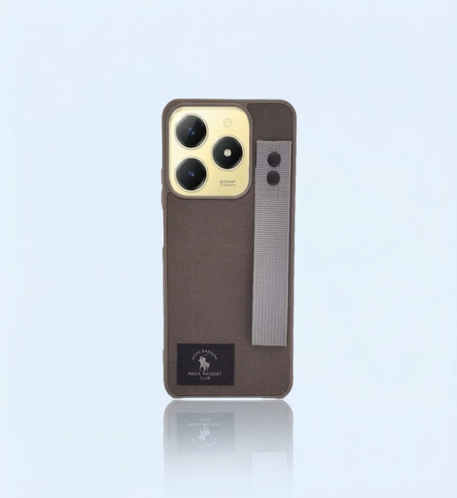  Polo Fabric Case, Luxury Design, Practical, Strong, High-Quality Polyester Texture, Scratch and Dirt-Resistant, Compatible with Realme NARZO 60 \ 