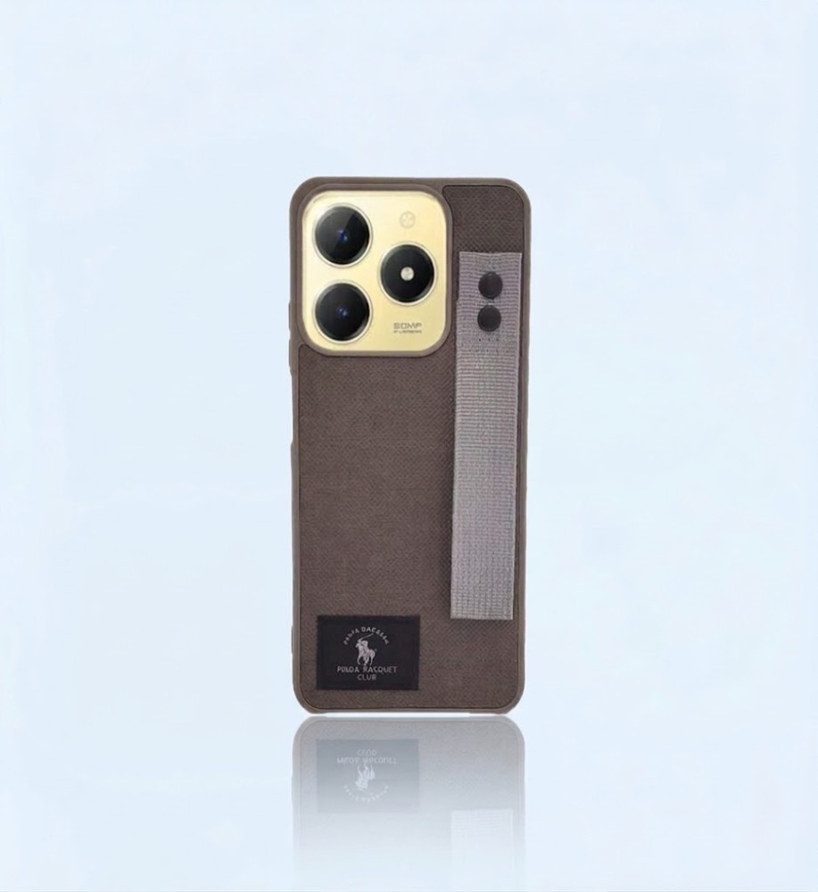  Polo Fabric Case, Luxury Design, Practical, Strong, High-Quality Polyester Texture, Scratch and Dirt-Resistant, Compatible with Realme NARZO N61 4G \ 