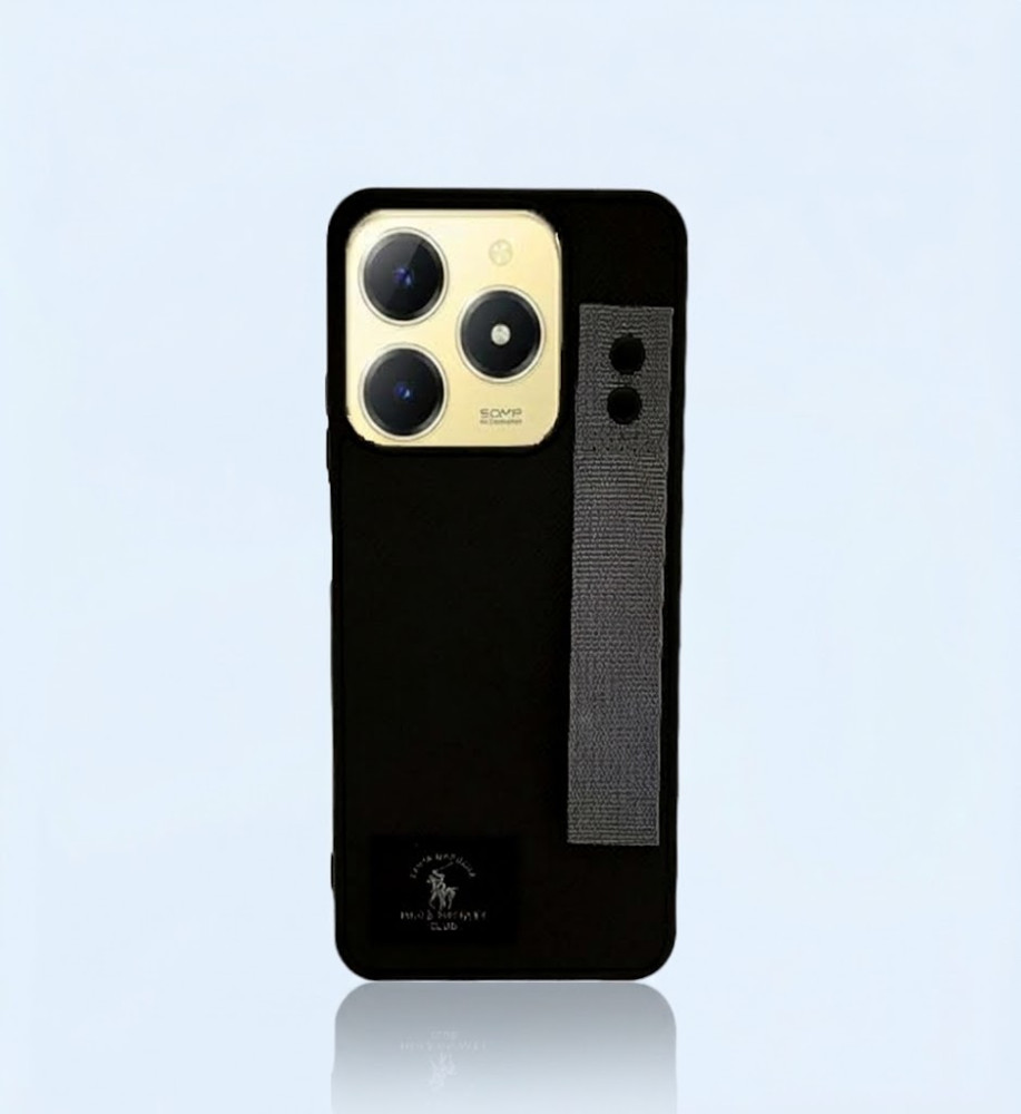  Polo Fabric Case, Luxury Design, Practical, Strong, High-Quality Polyester Texture, Scratch and Dirt-Resistant, Compatible with Realme NARZO N63 4G 