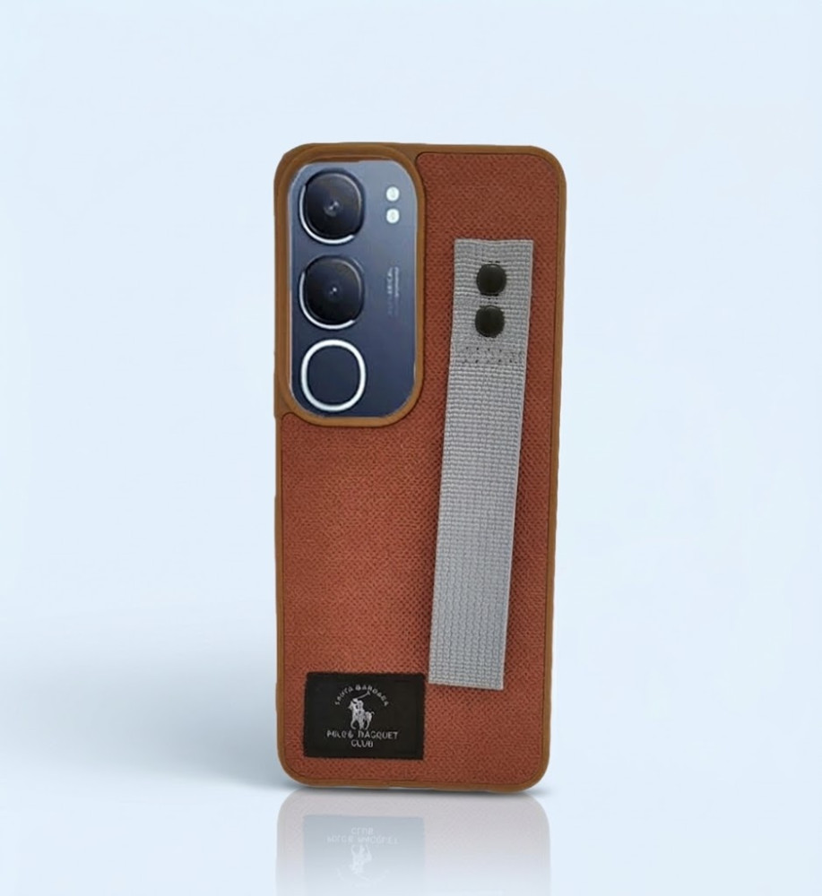  Polo Fabric Case, Luxury Design, Practical, Strong, High-Quality Polyester Texture, Scratch and Dirt-Resistant, Compatible with ViVO Y29 