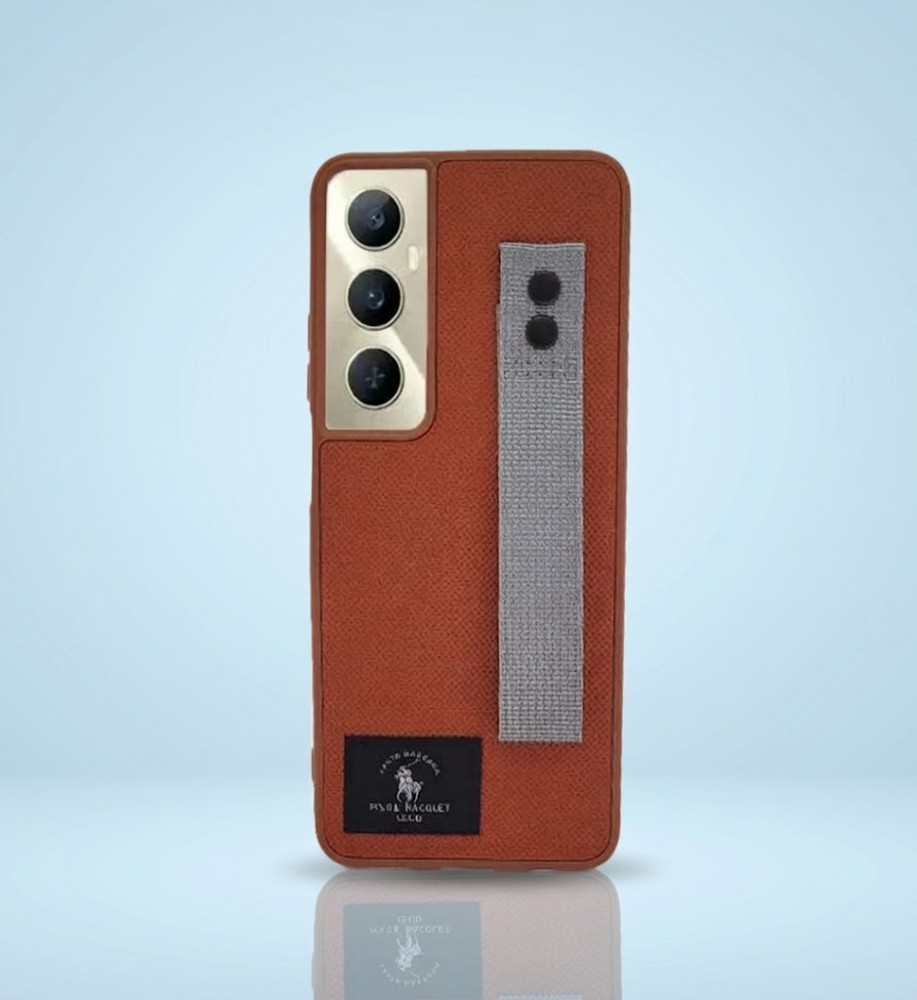  Polo Fabric Case, Luxury Design, Practical, Strong, High-Quality Polyester Texture, Scratch and Dirt-Resistant, Compatible with Realme C65 4G 
