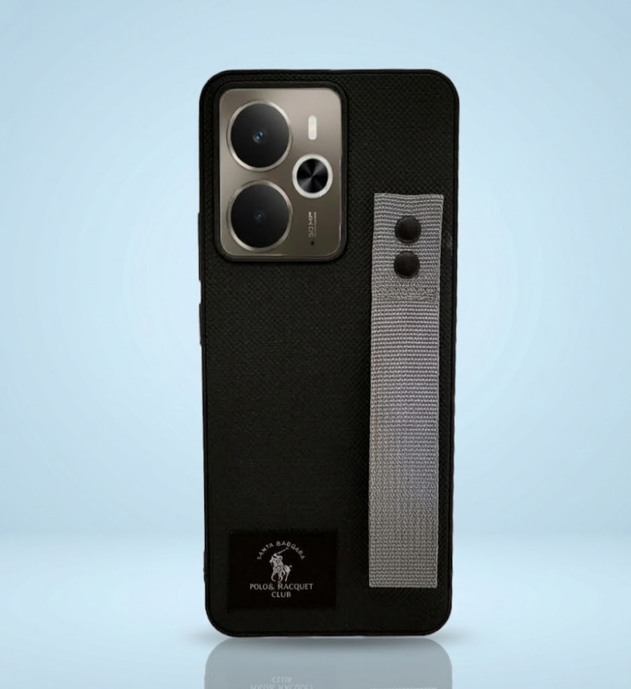  Polo Fabric Case, Luxury Design, Practical, Strong, High-Quality Polyester Texture, Scratch and Dirt-Resistant, Compatible with Realme 14 