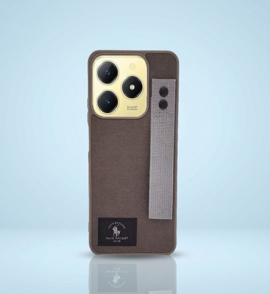  Polo Fabric Case, Luxury Design, Practical, Strong, High-Quality Polyester Texture, Scratch and Dirt-Resistant, Compatible with Realme C61 4G \ 