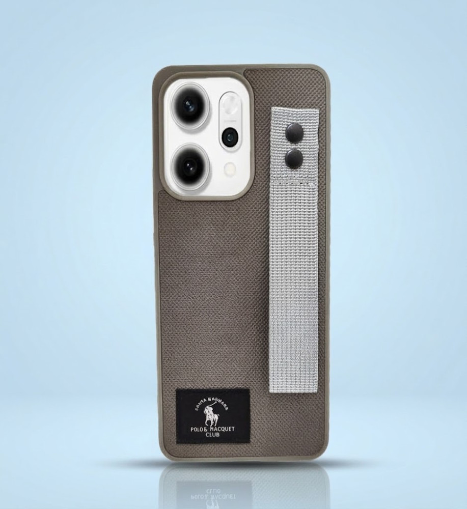  Polo Fabric Case, Luxury Design, Practical, Strong, High-Quality Polyester Texture, Scratch and Dirt-Resistant, Compatible with OPPO RENO 13 
