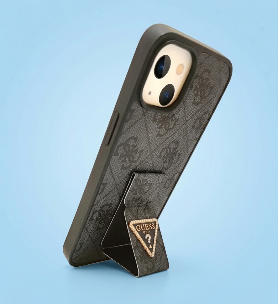  Guess Protective Case with a Luxurious Touch, Elegance and Durability with a Smart Grip, Drop Protection, Stylish Raised Crystal Logo, Easy Installation and Non-Slip Surface for iPhone 15 
