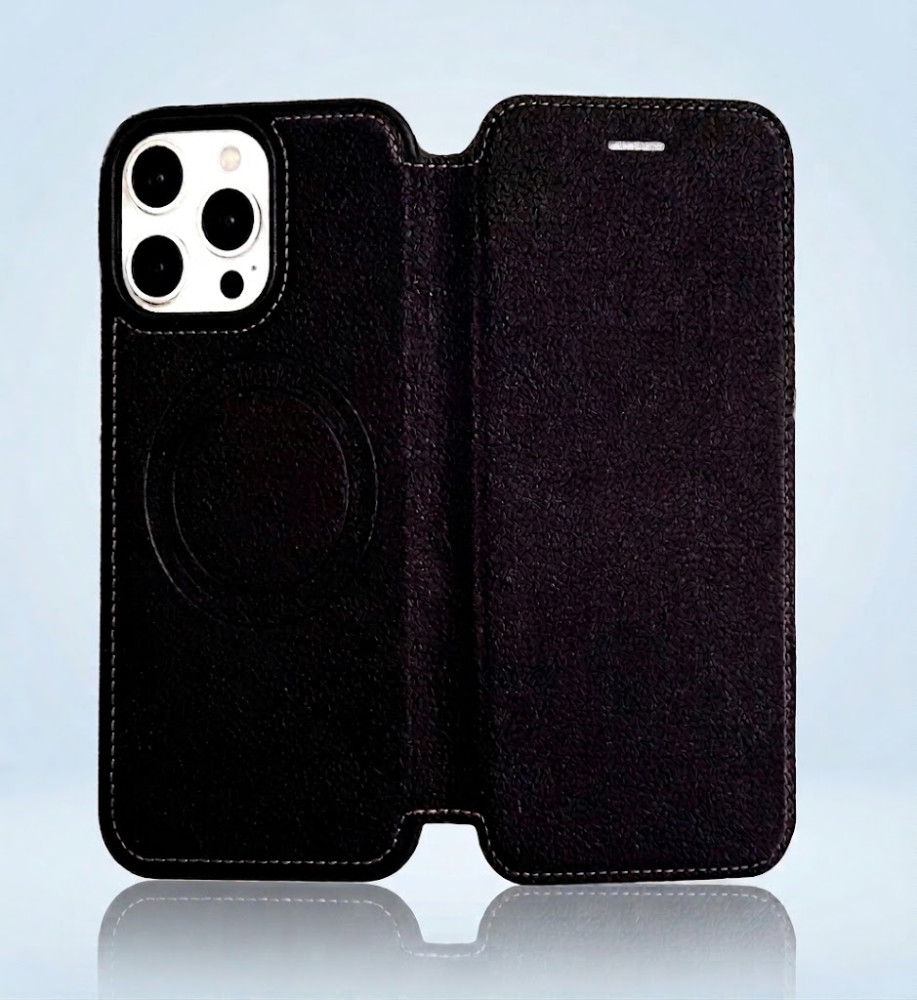  Flip cover mage safe for iphone 15 pro max 