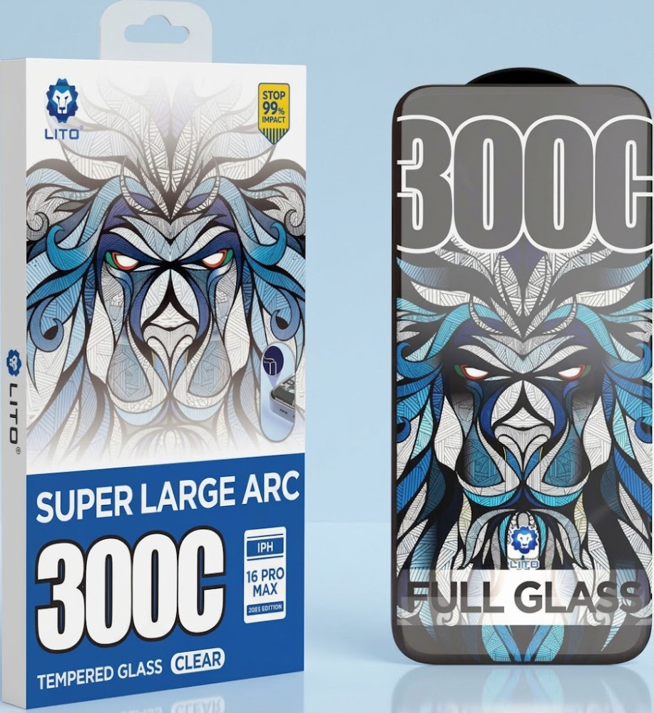  Lito Full Screen Protection, Tempered Glass for iPhone 16 Pro Max 