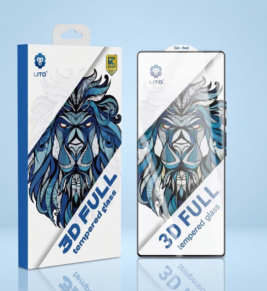  LITO 3D Full Clear Tempered Glass Screen Protector for Samsung S25 Ultra 