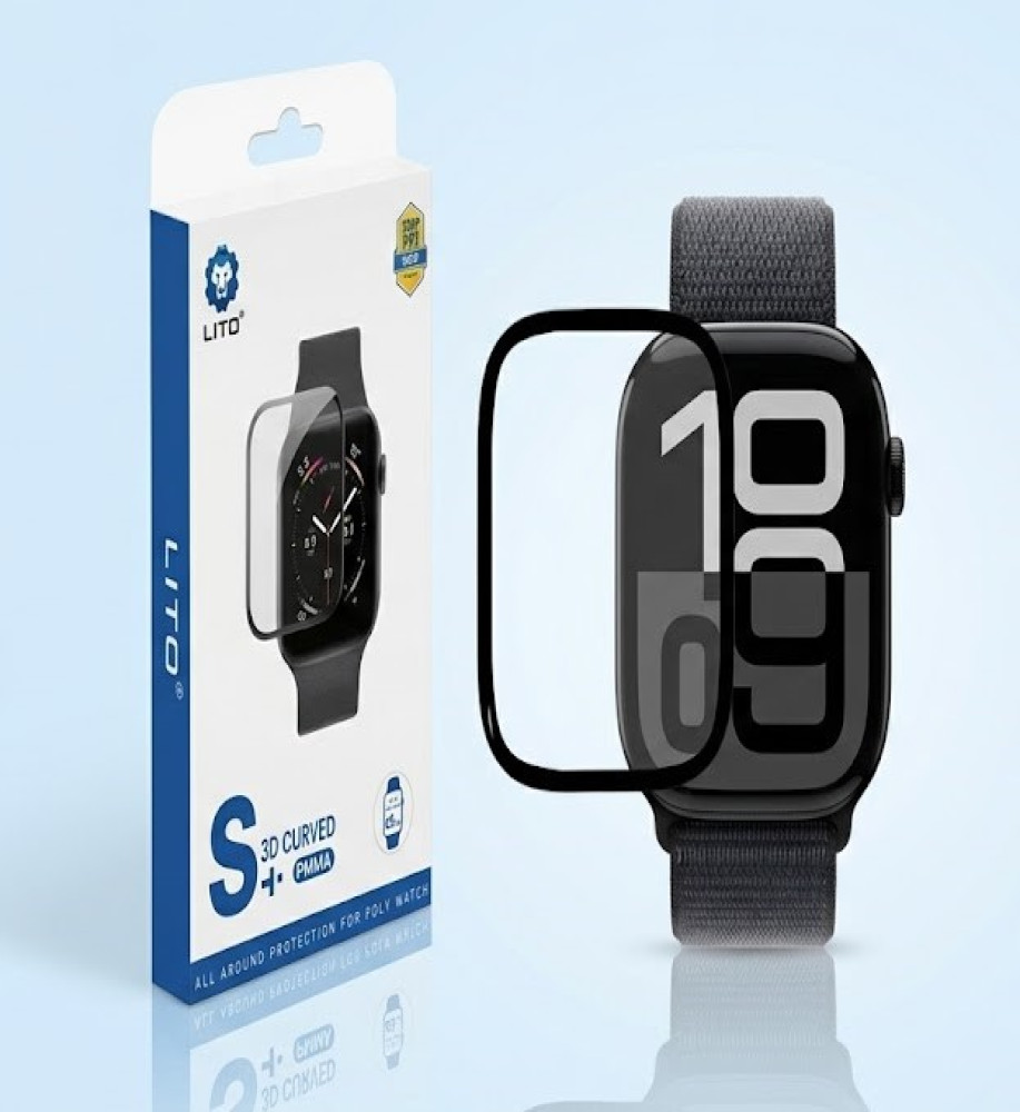  LITO S+ 3D Curved PMMA Screen Protector for Apple Watch Series 11 size 49mm - Clear 