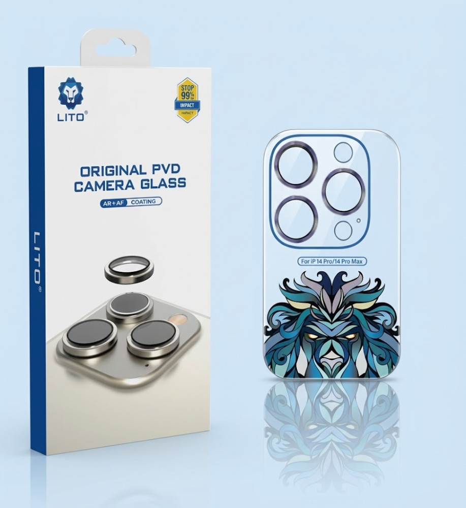  LITO S+ Individual Ring Camera Lens Protector for iPhone 16 Pro Max 