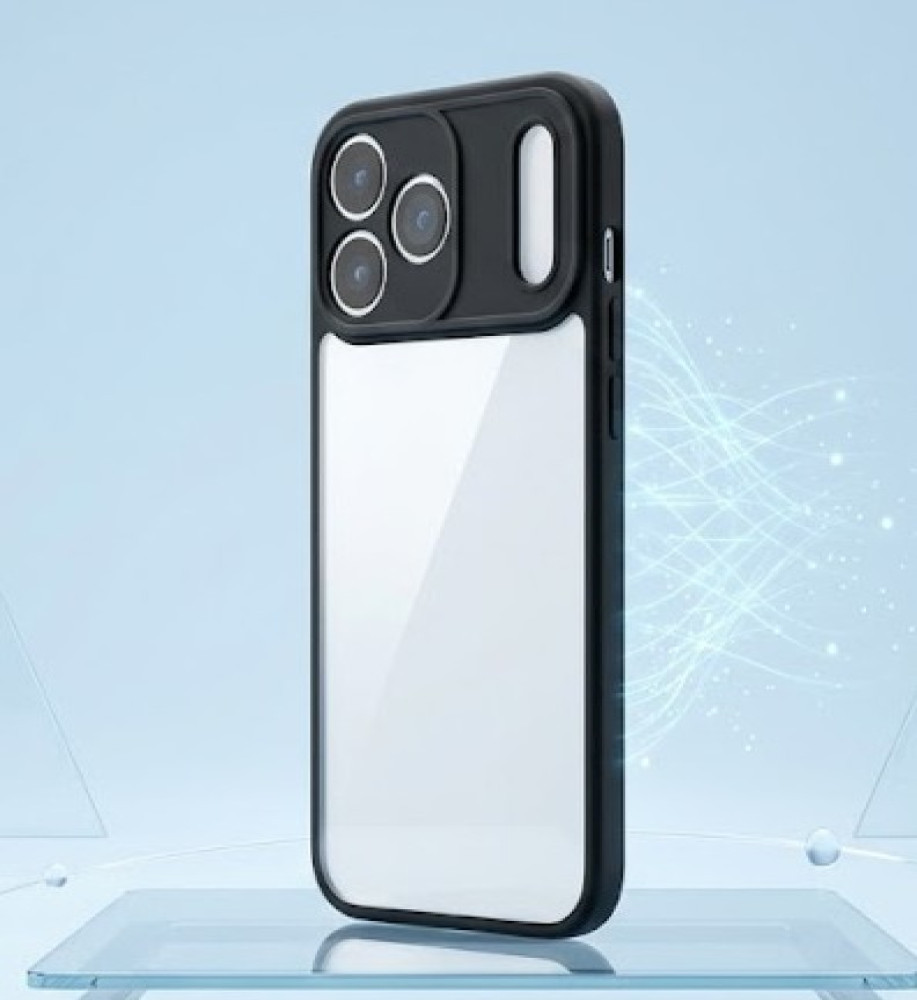 Shock-resistant, transparent iPhone 18 Pro Max case featuring full camera coverage and raised edges. 
