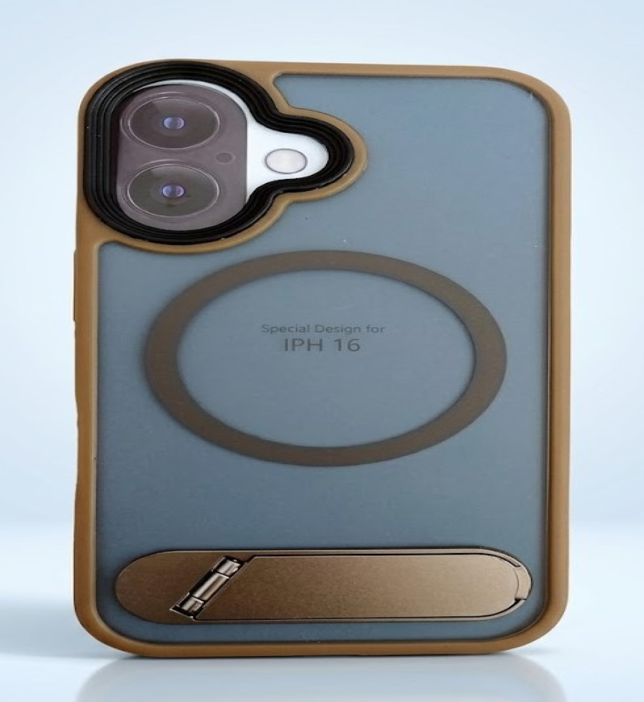  iPhone 16  All Around Protection Magsafe Phone Case with Invisible Stand 