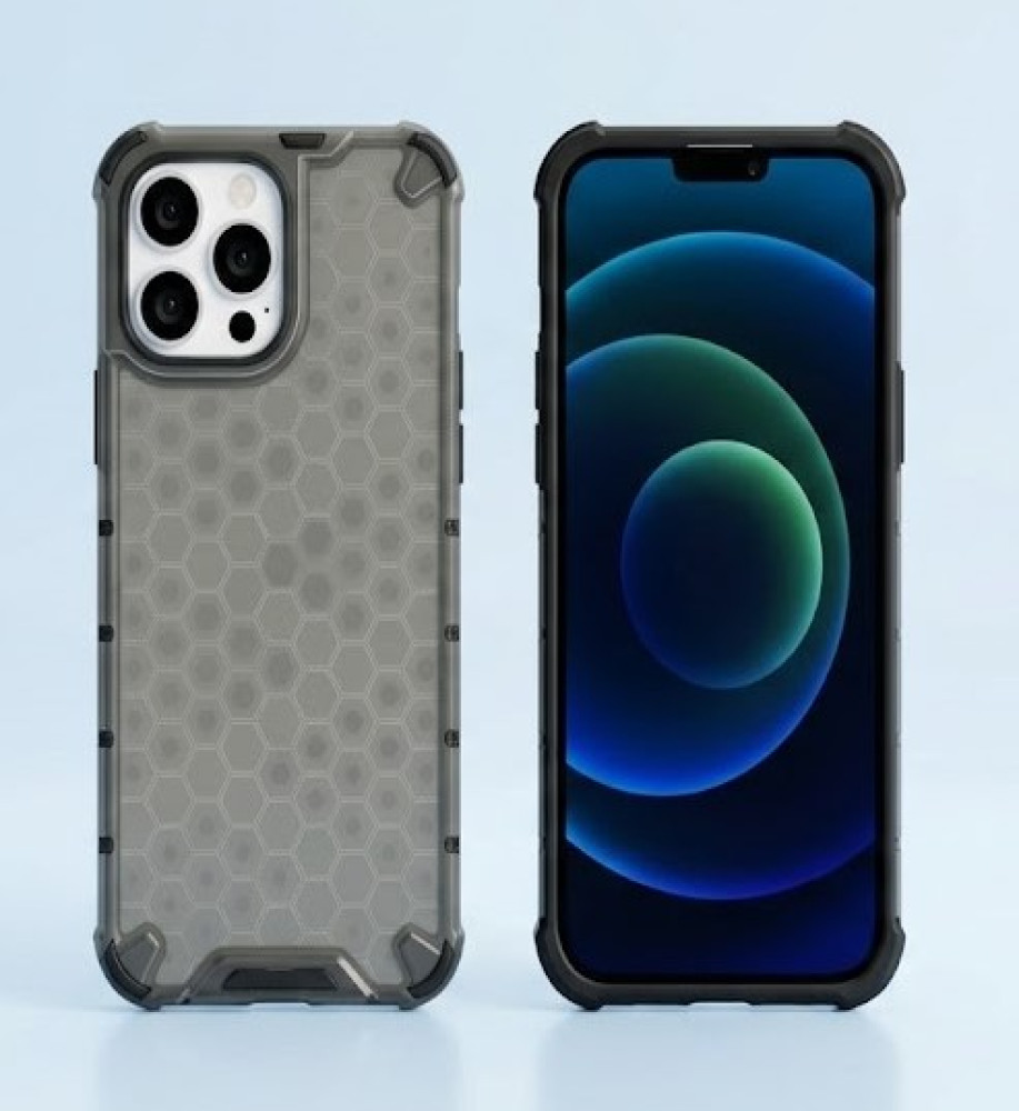  Honeycomb Transparent Armor Shockproof Case For iPhone 14 Pro Max 