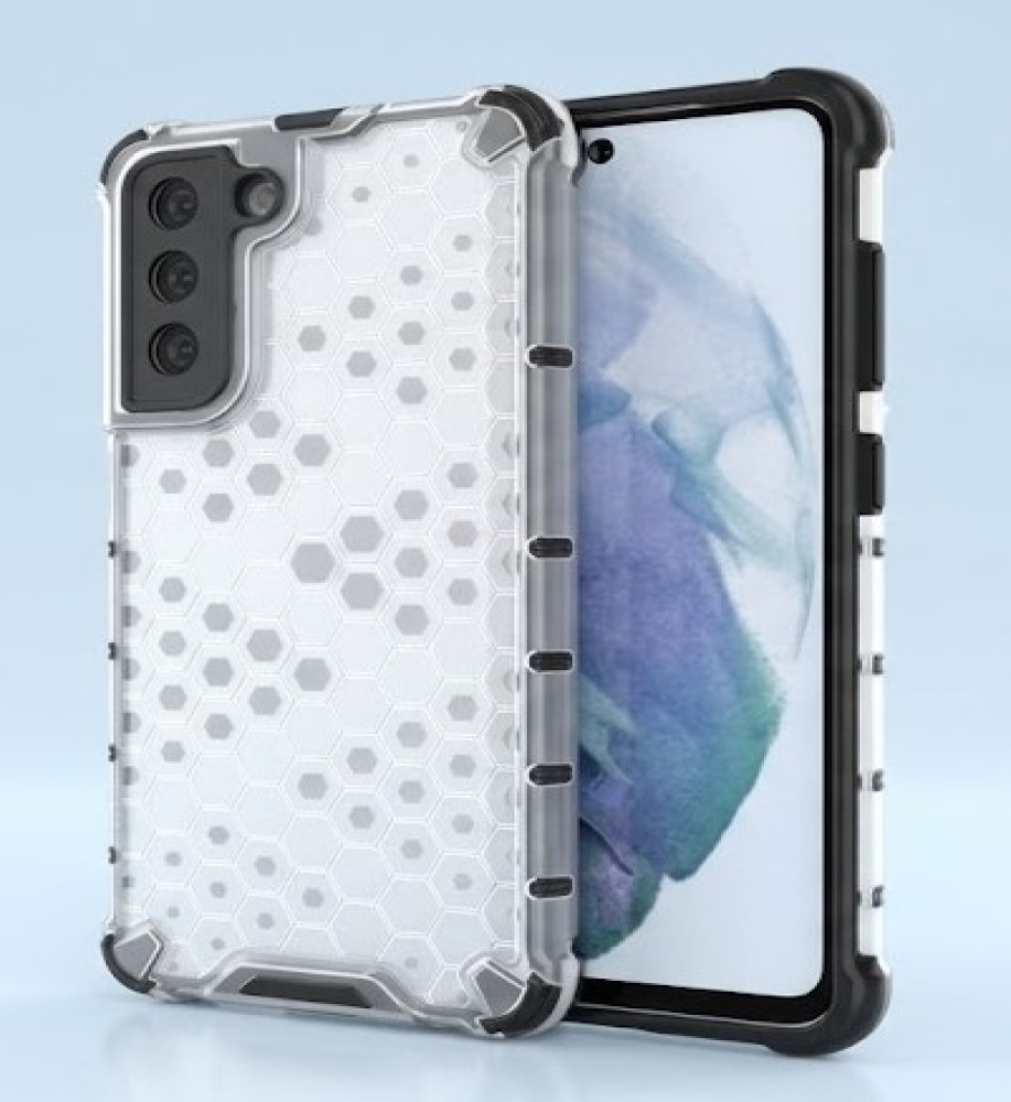  Honeycomb Transparent Armor Shockproof Case For Samsung S22 Plus 