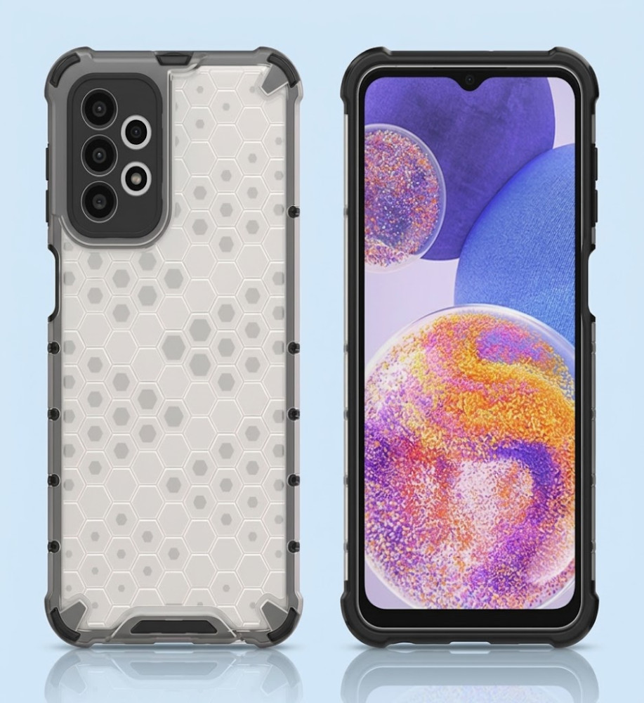  Honeycomb Transparent Armor Shockproof Case For Samsung A13 