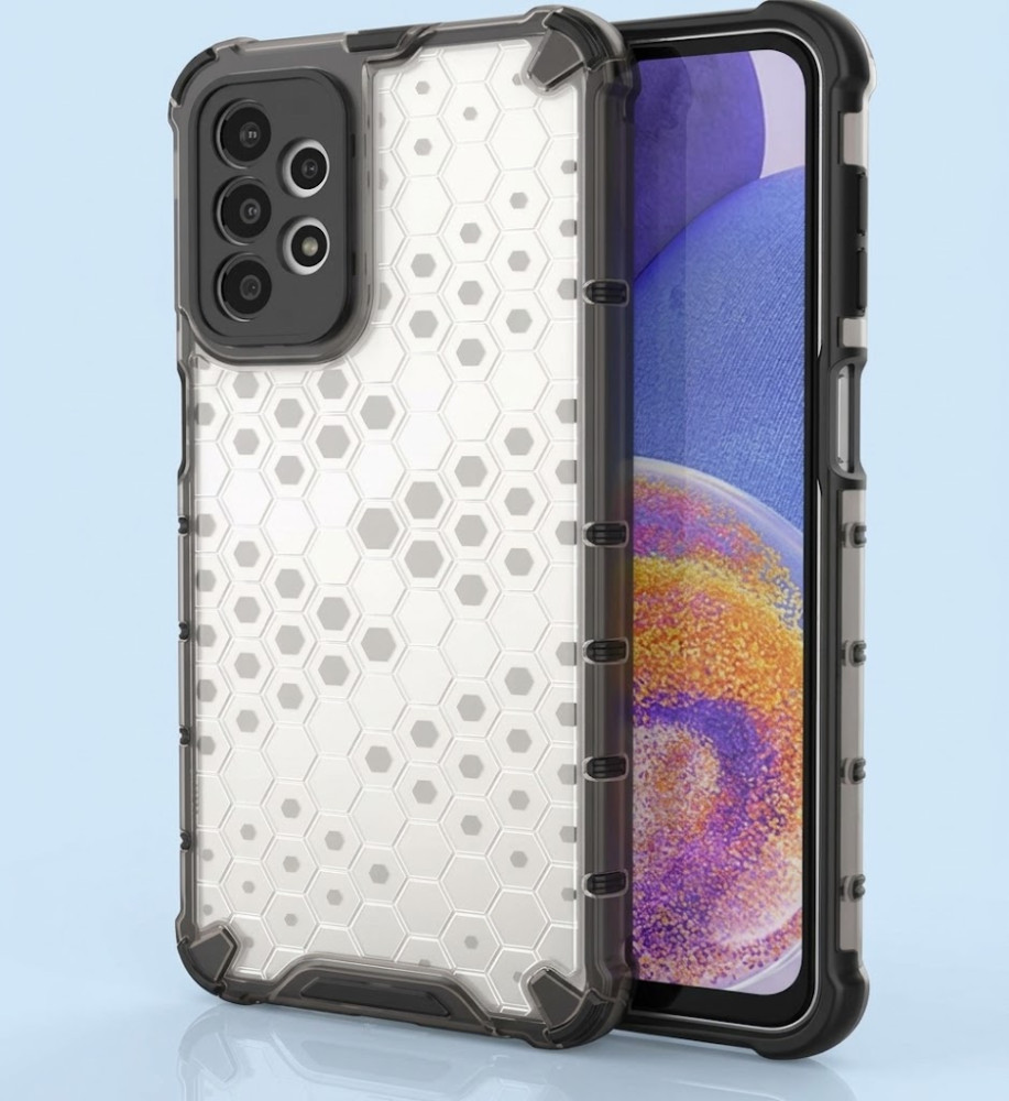  Honeycomb Transparent Armor Shockproof Case For Samsung A23 