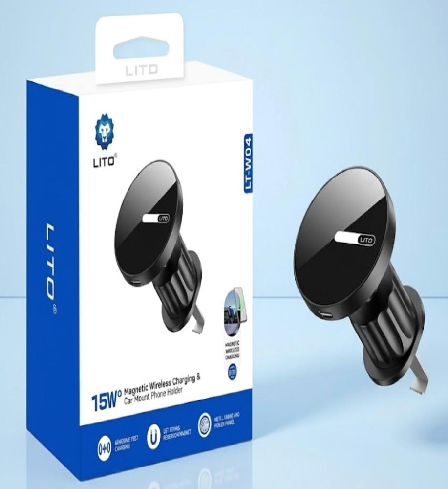  Lito LTW04 portable magnetic car mobile charger holder 