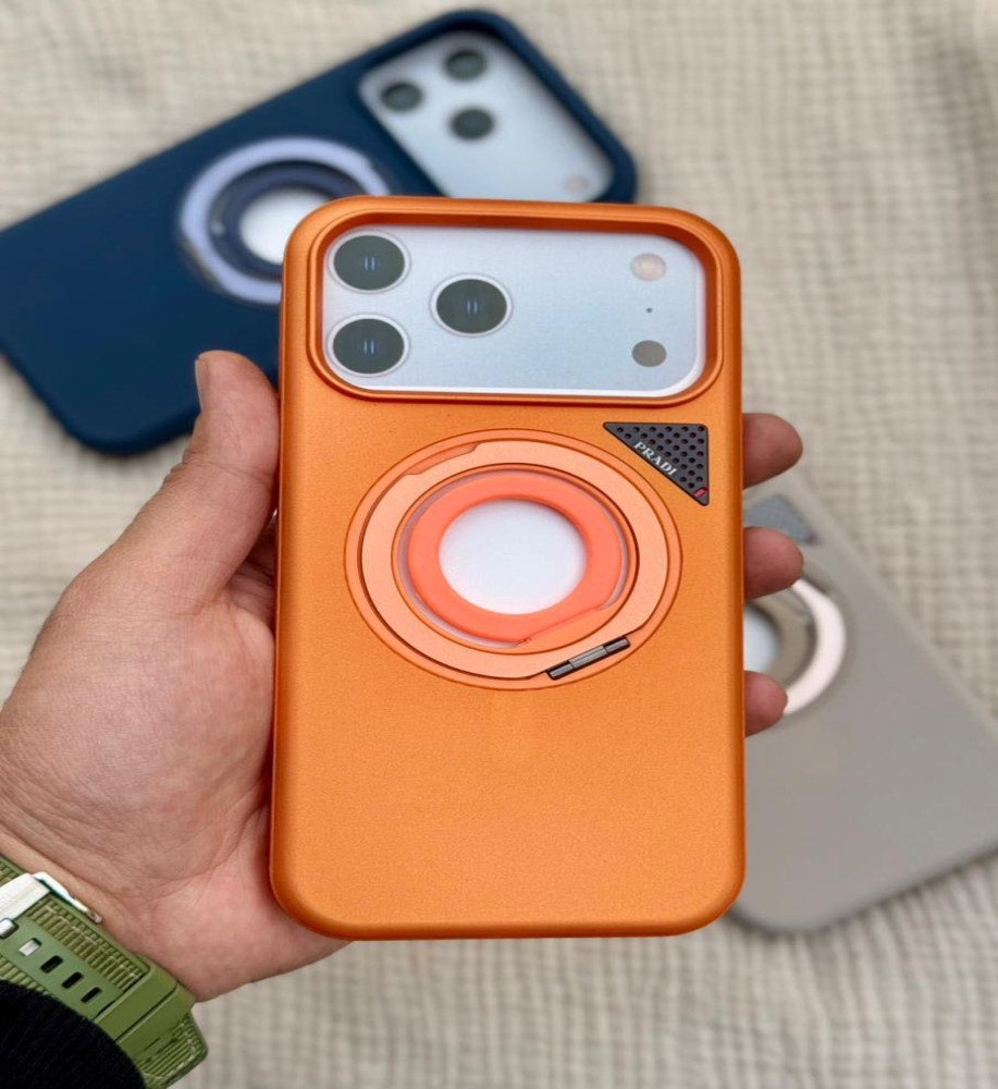  Shockproof iPhone 18 Pro Max case with a ring that doubles as a stand. 