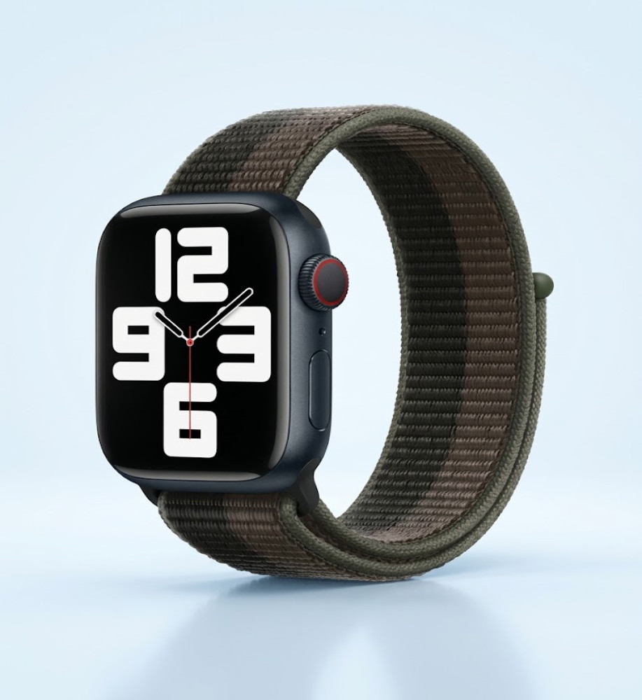  أحزمة نايلون من سلسلة Coteetci W72 الرياضية لساعات iWatch مقاس 42/44/45 ملم. 
